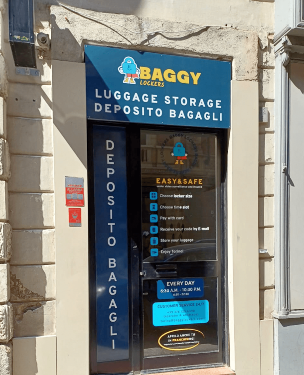 Deposito bagagli Torino Porta Nuova